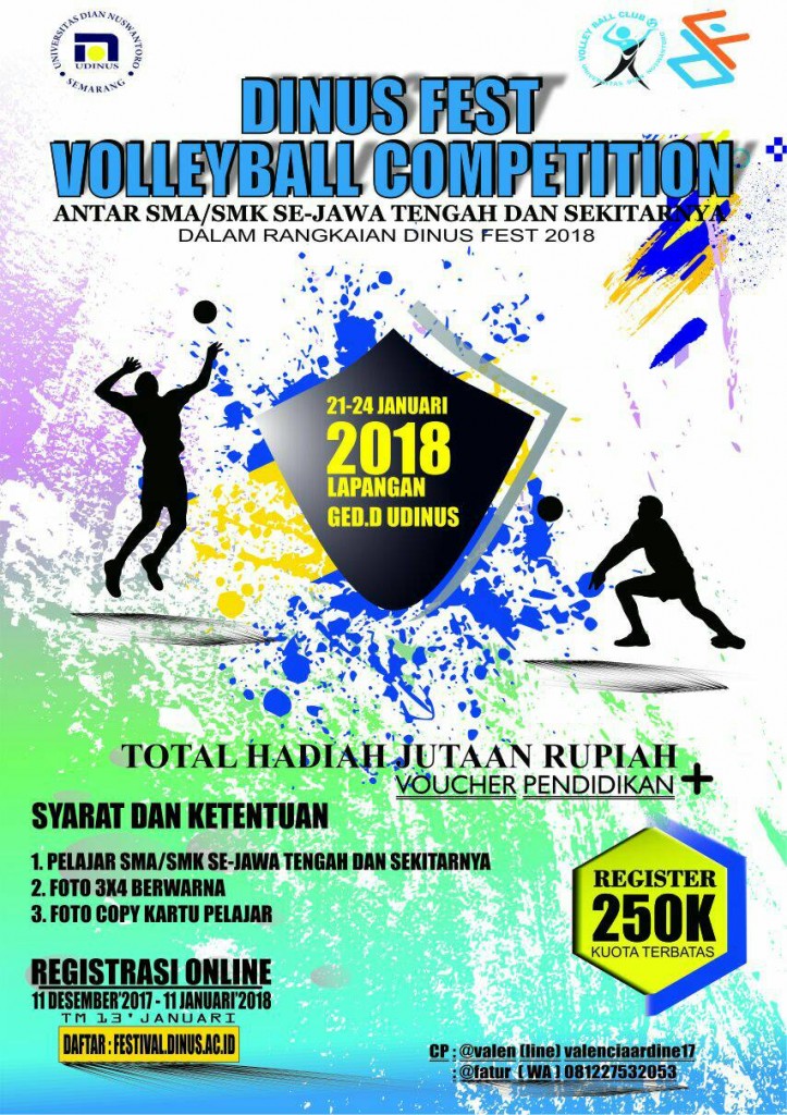 DINUS FEST VOLLEY BALL COMPETITION