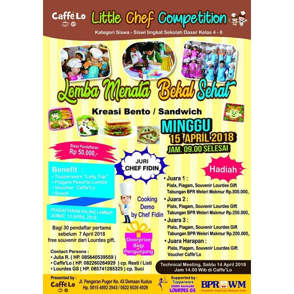 EVENT KUDUS - LITTLE CHEF COMPETITION