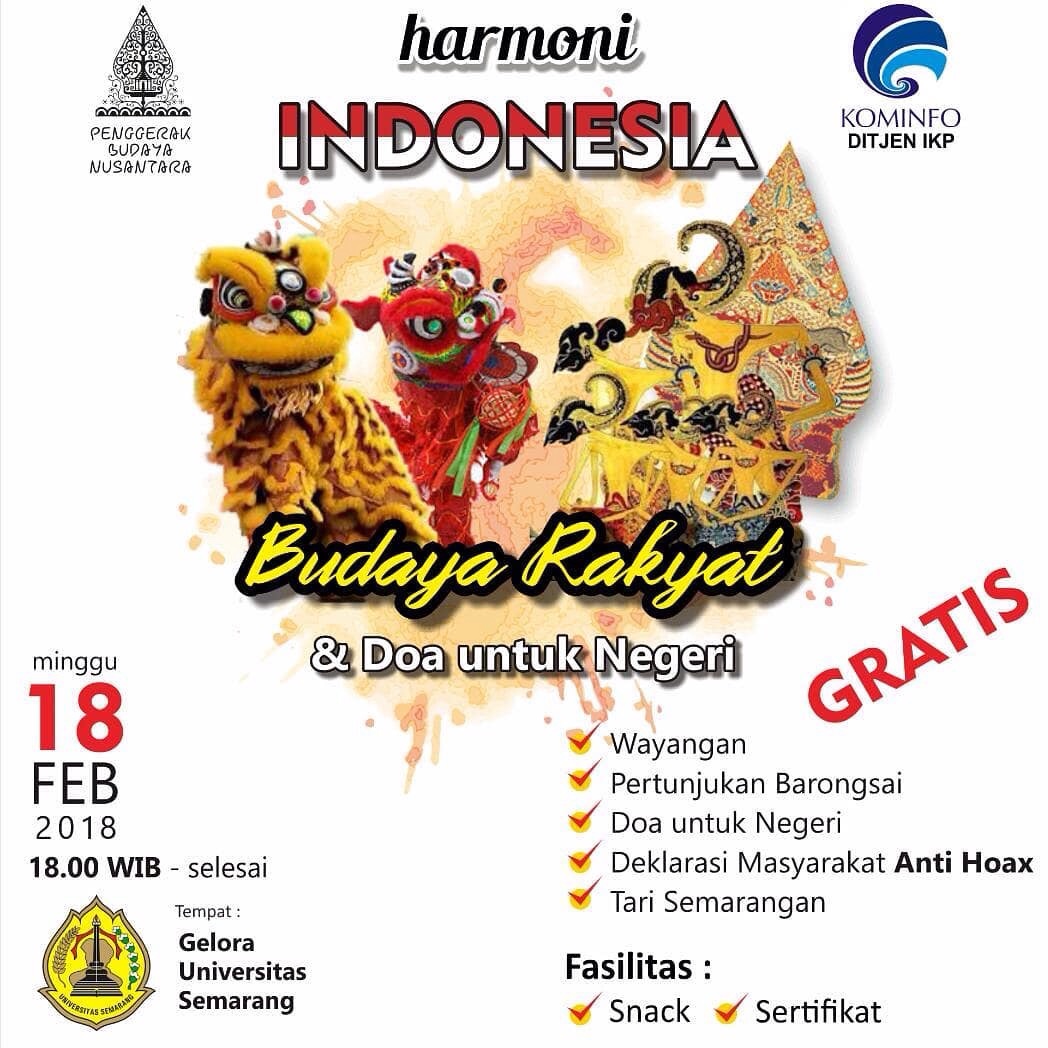 EVENT SEMARANG - HARMONI INDONESIA 