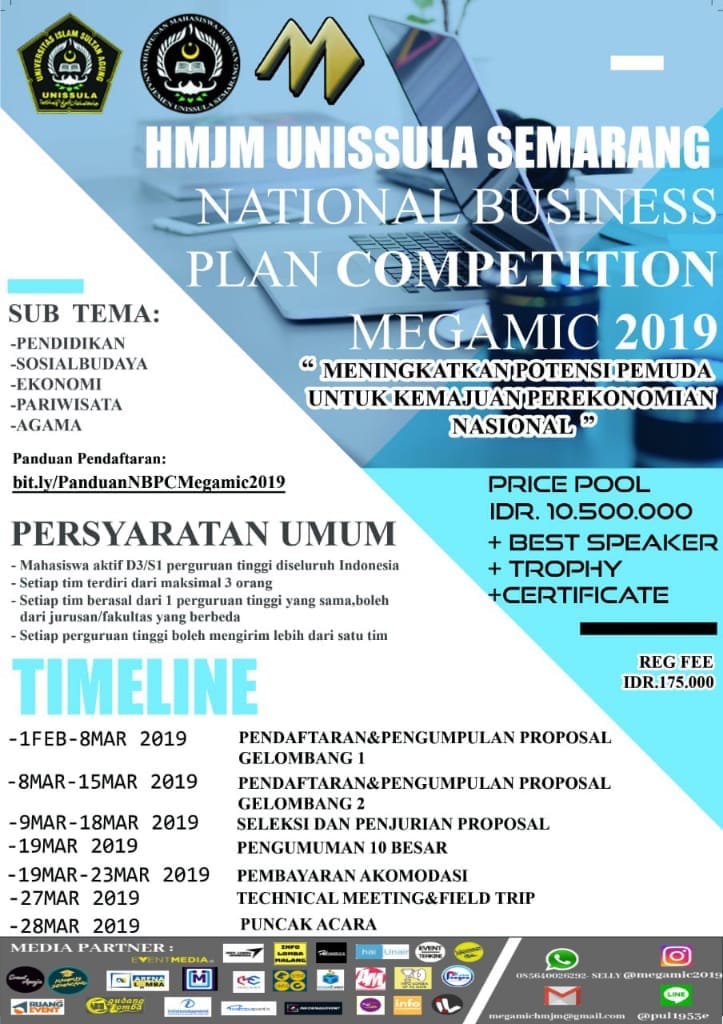 EVENT SEMARANG - NATIONAL BUSINESS PLAN COMPETITION MEGAMIC 2019