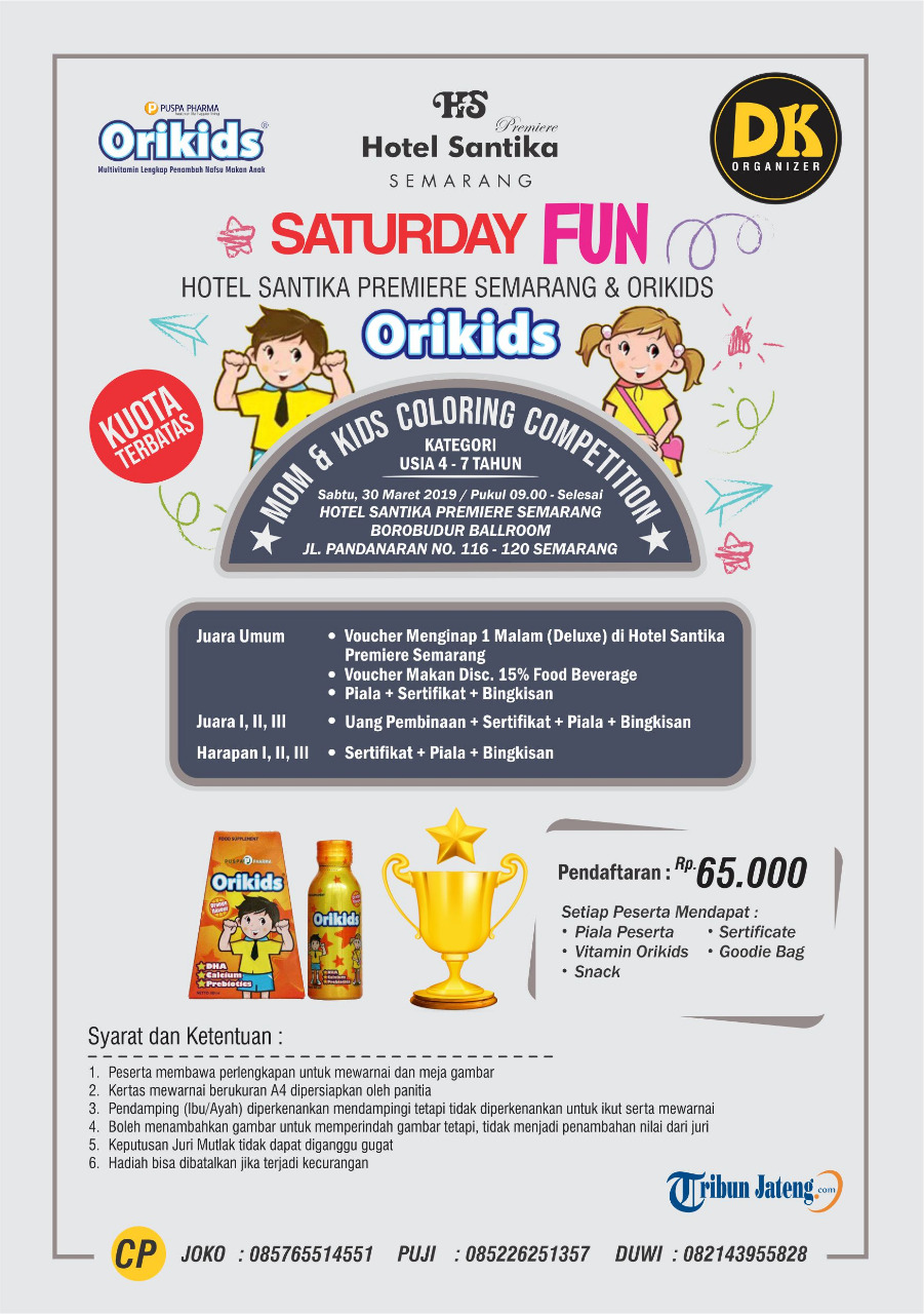 EVENT SEMARANG - SATURDAY FUN  MOM&KIDS COLORING COMPETITION