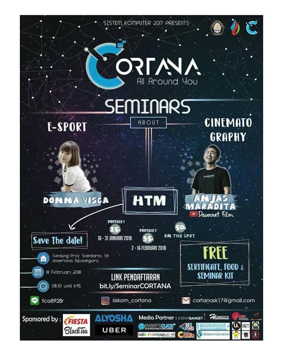 EVENT COMPUTER ENGINEERING TECHNOLOGY AND ART CORTANA DI SEMARANG