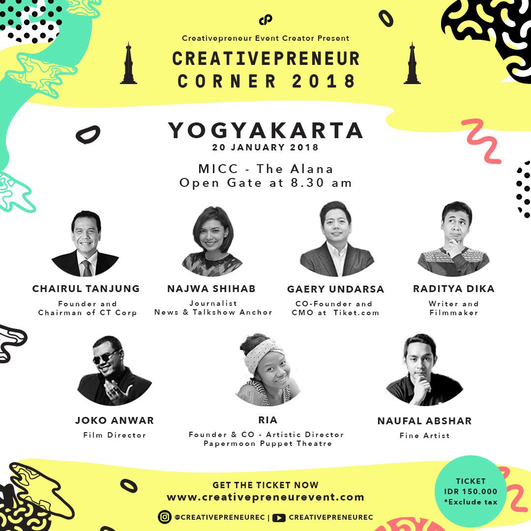 EVENT CREATIVEPRENEUR CORNER 2018, YOGYAKARTA