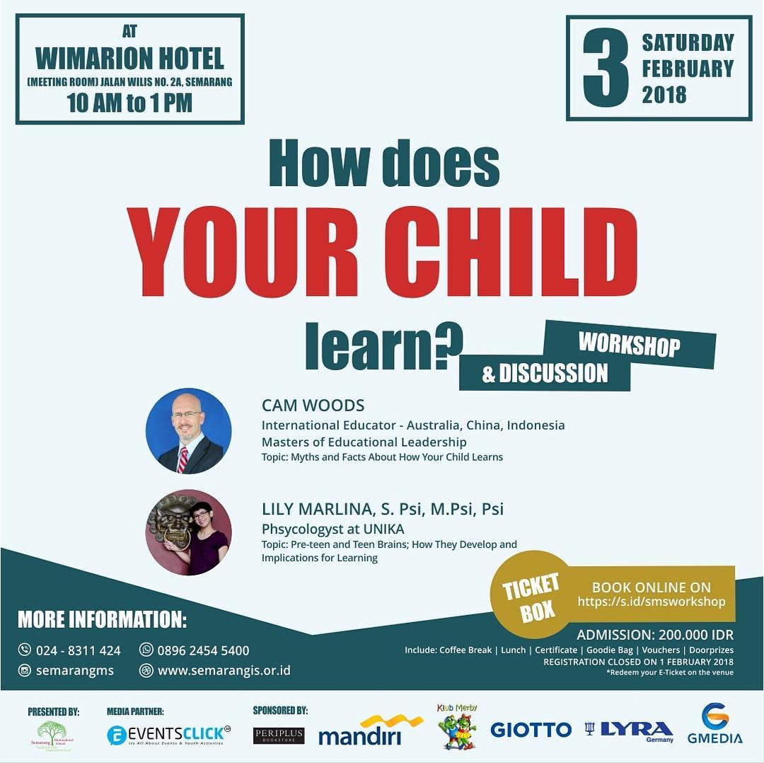 EVENT HOW DOES YOUR CHILD LEARN SEMARANG