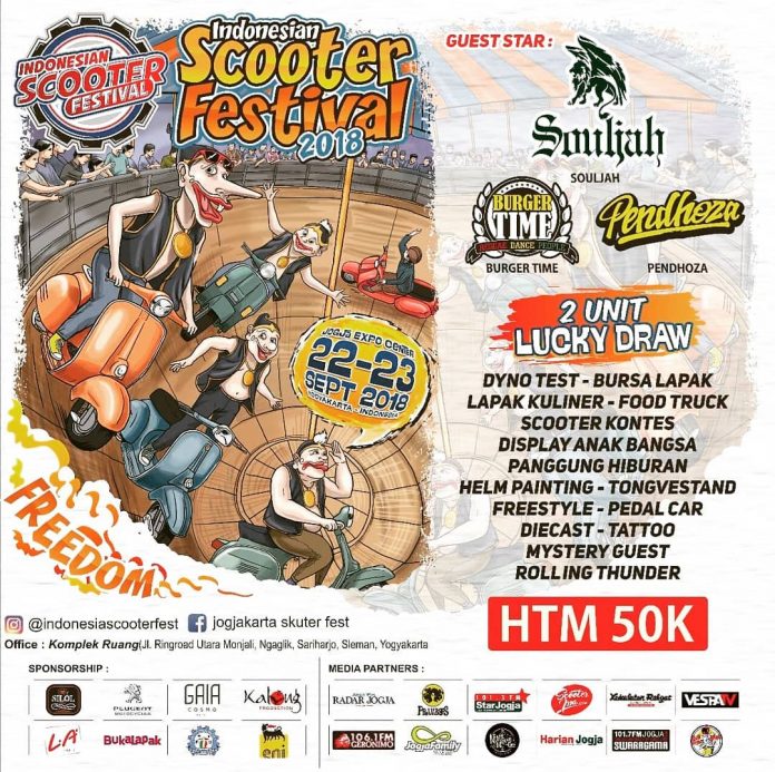 EVENT JOGJA - INDONESIAN SCOOTER FESTIVAL 2018