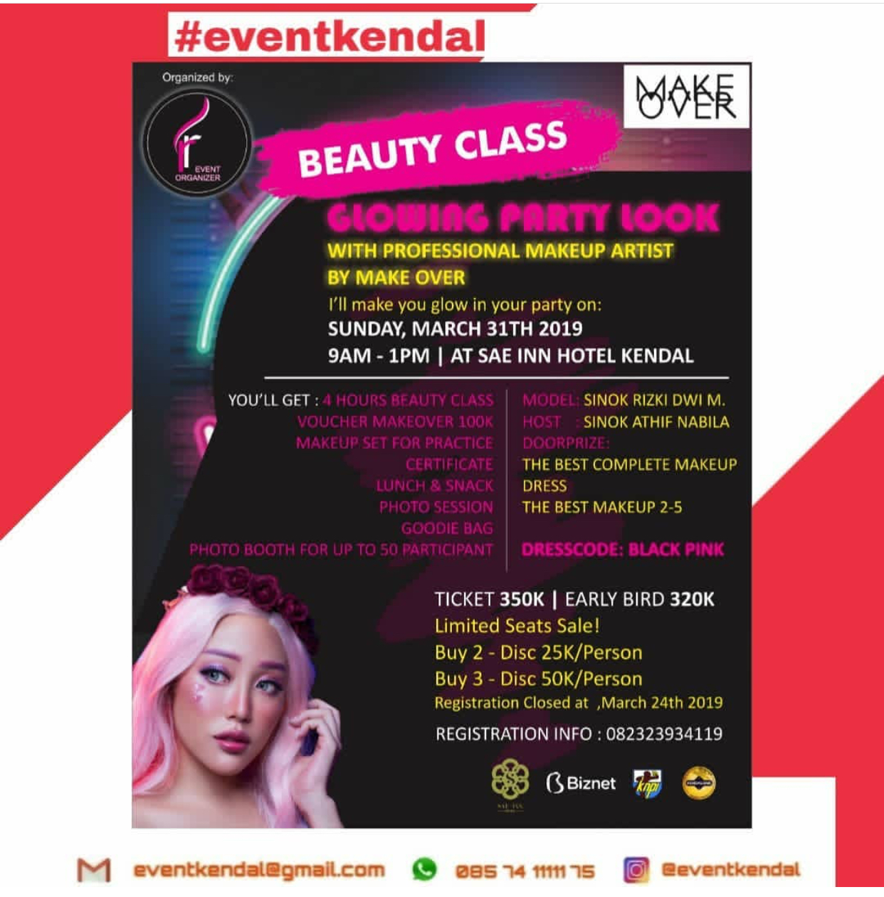 EVENT KENDAL - BEAUTY CLASS GLOWING PART LOOK 
