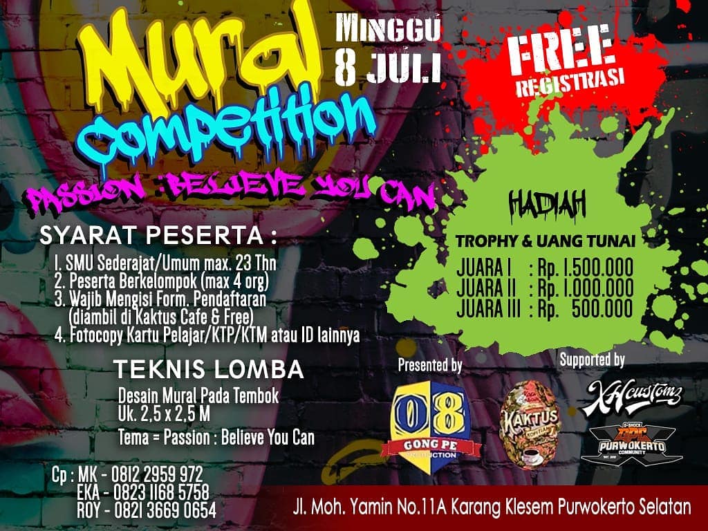 EVENT PURWOKERTO - MURAL COMPETITION 