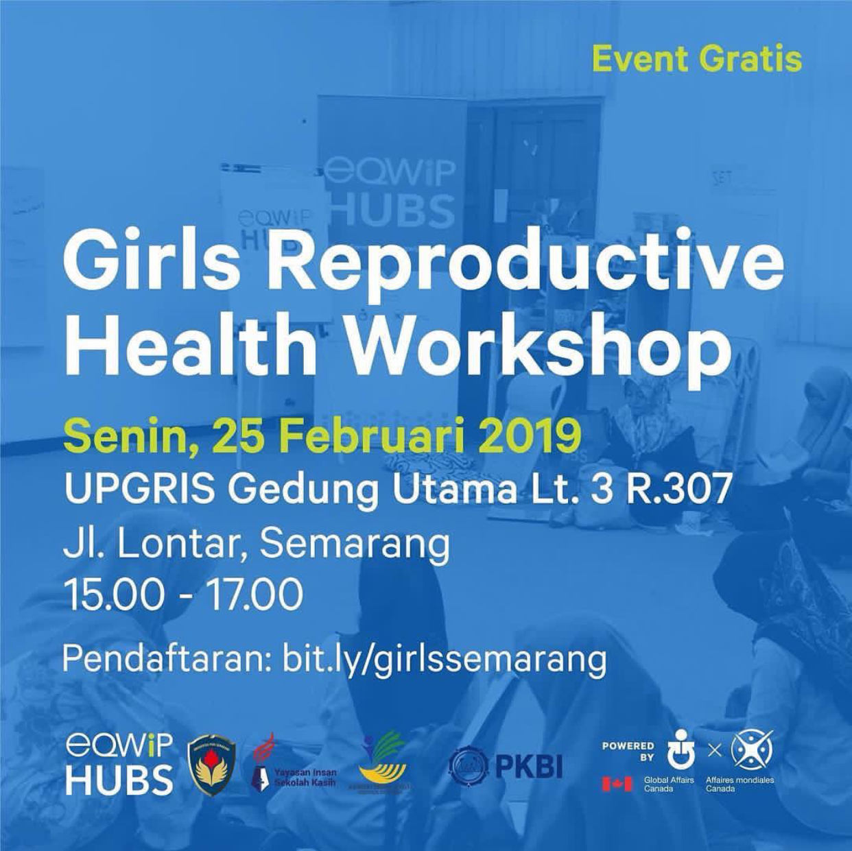 EVENT SEMARANG - GIRLS REPRODUCTIVE HEALTH WORKSHOP 