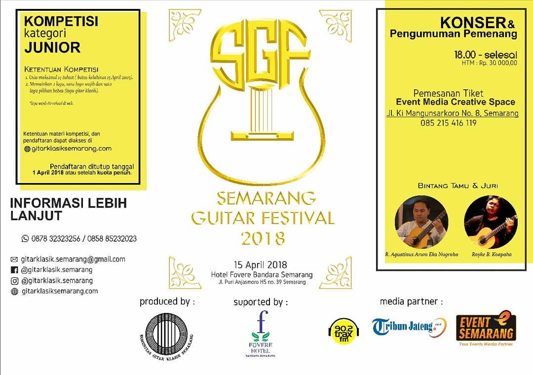 EVENT SEMARANG- SEMARANG GUITAR FESTIVAL 2018