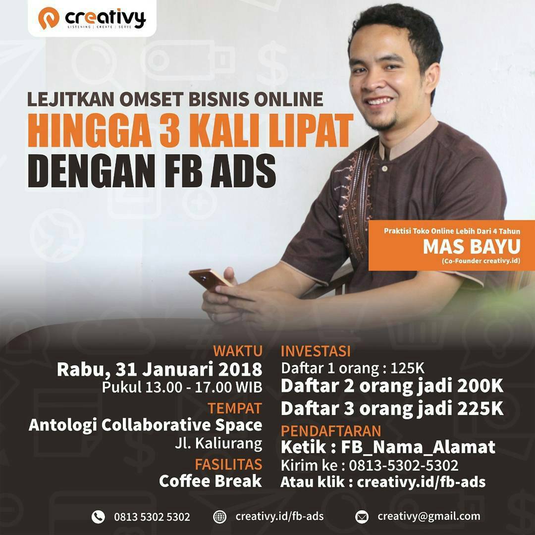 Jateng Live Event - Event Seminar Lejitkan Omset BIsnis ...