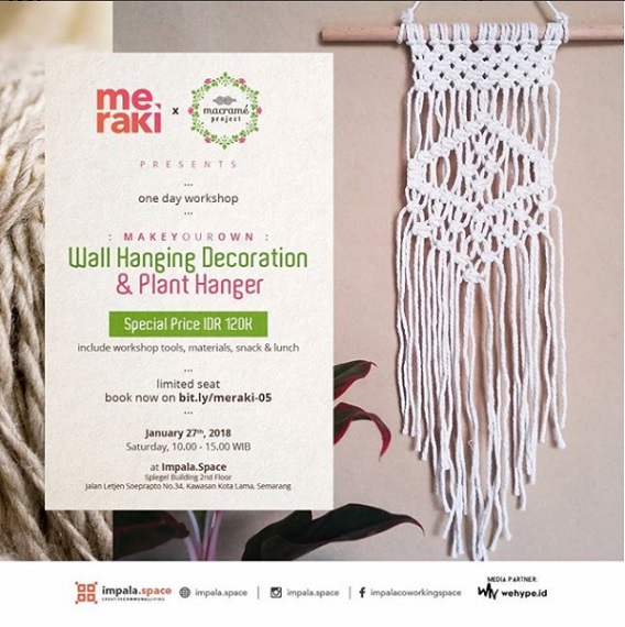EVENT WALL HANGING DECORATION AND PLANT HANGER SEMARANG