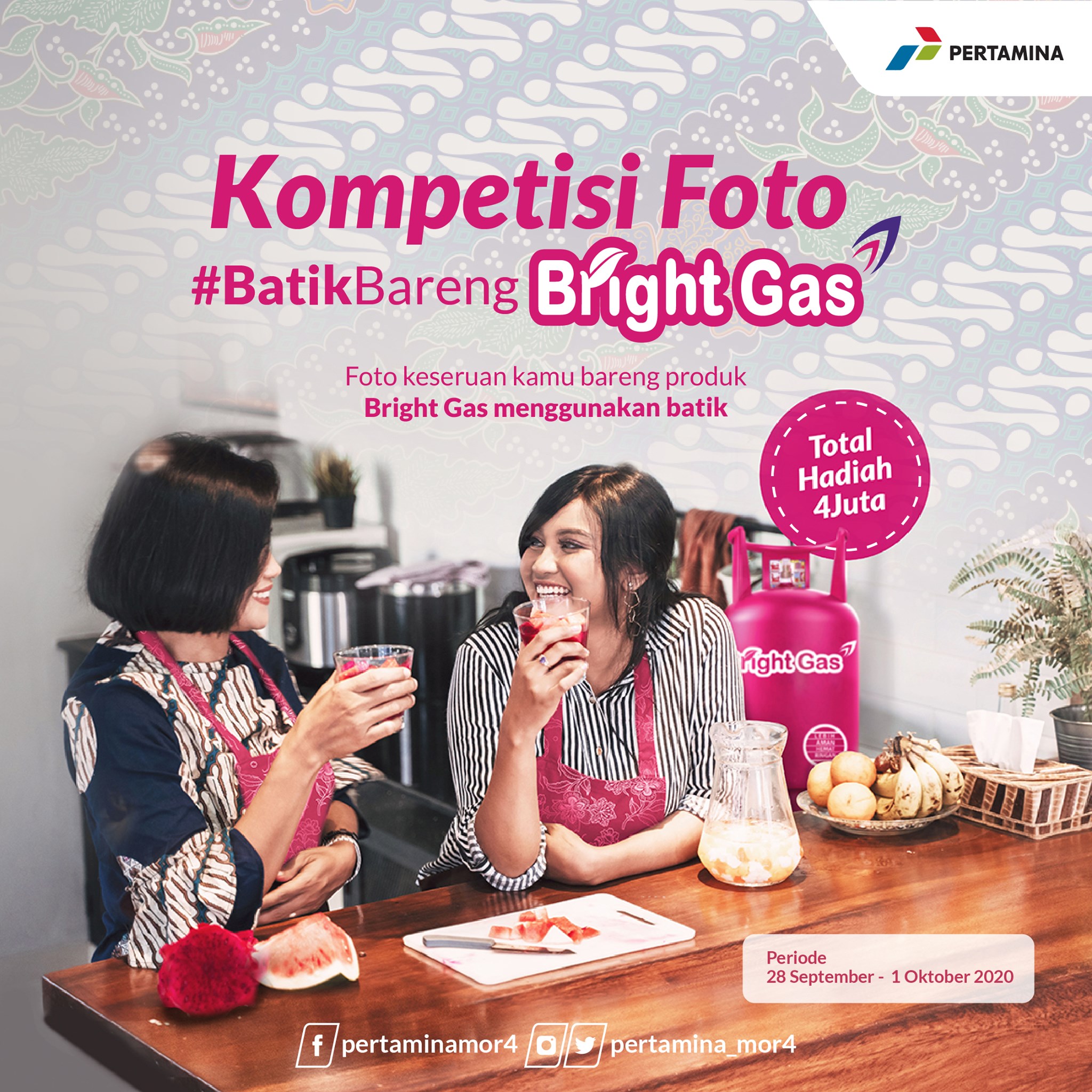 kompetisi foto batik bareng bright gas