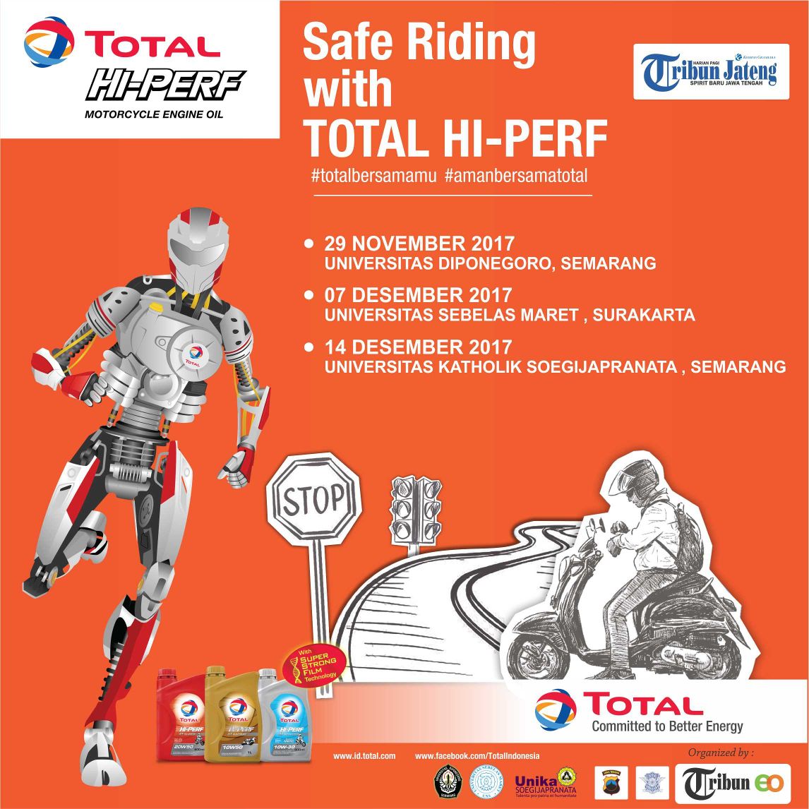 SEMARANG - SOLO EVENT : SAFE RIDING WITH TOTAL HI-PERF