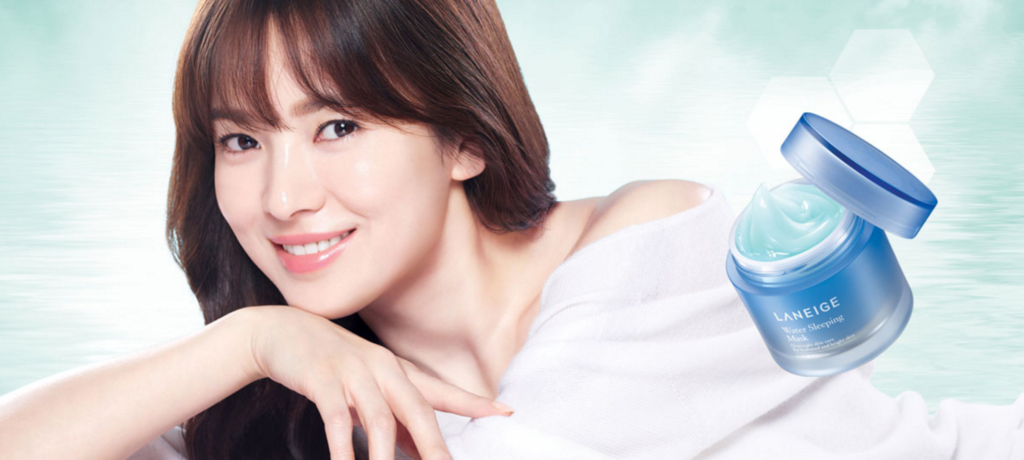 Song Hye Kyo, artis sekaligus brand  ambassador salah satu produk skincare korea.