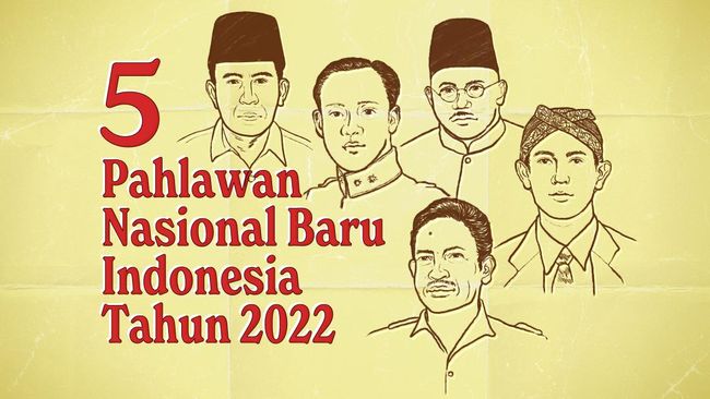 5 Gelar Pahlawan Nasional Terbaru Ditetapkan Oleh Presiden Jokowi