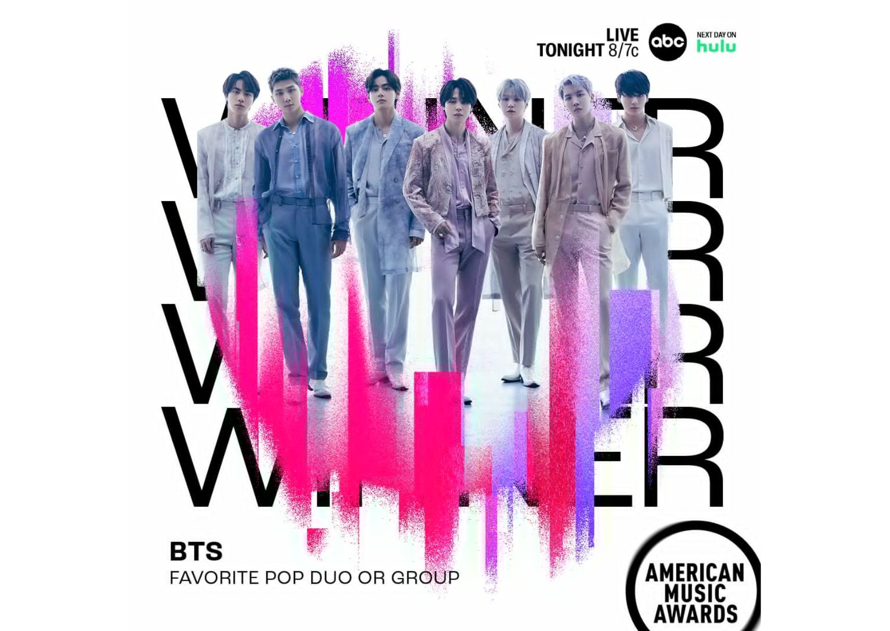 BTS Menjadi Artis Pertama Yang Memenangkan Penghargaan Musik Amerika Untuk Grup Pop Favorit 