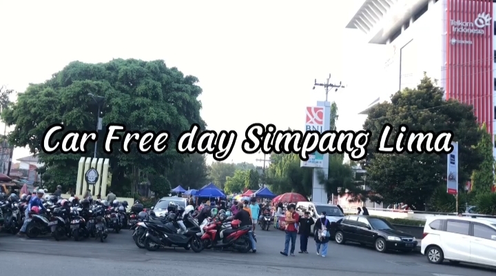 Car Free Day (CFD) di Simpang Lima Semarang
