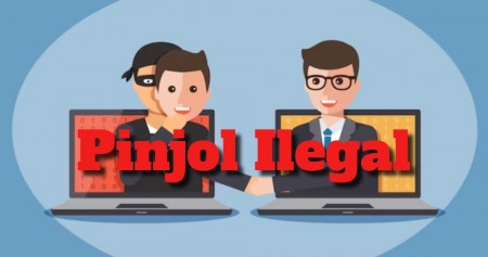 Ilustrasi pinjaman online atau pinjol ilegal