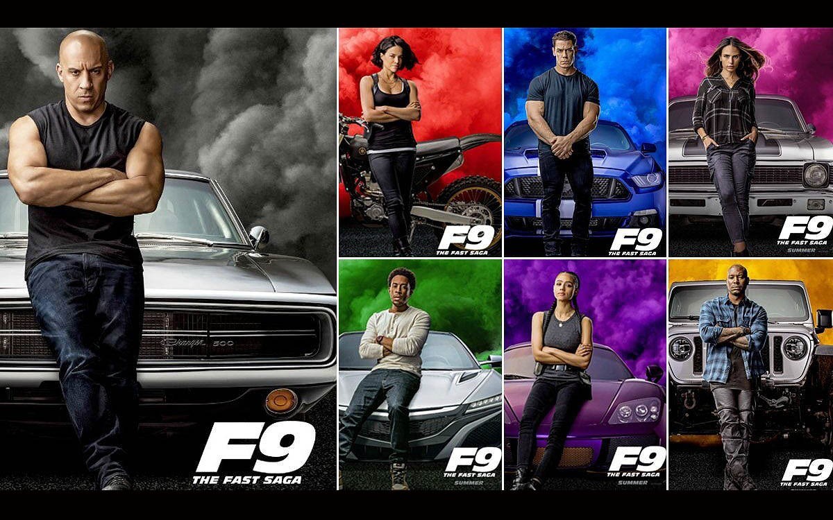 Collage Motor Fast and Furious 9