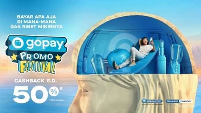Dukung Masyarakat di Masa PPKM, Cashback sampai 50% dari GoPay Promo Festival