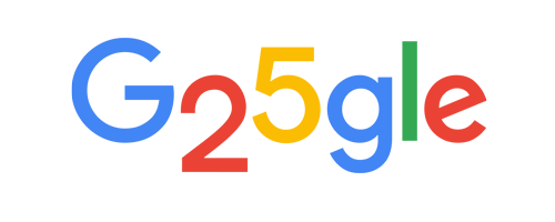 Google Doodle Hari Ini : Ulang Tahun Google ke 25 Tahun 