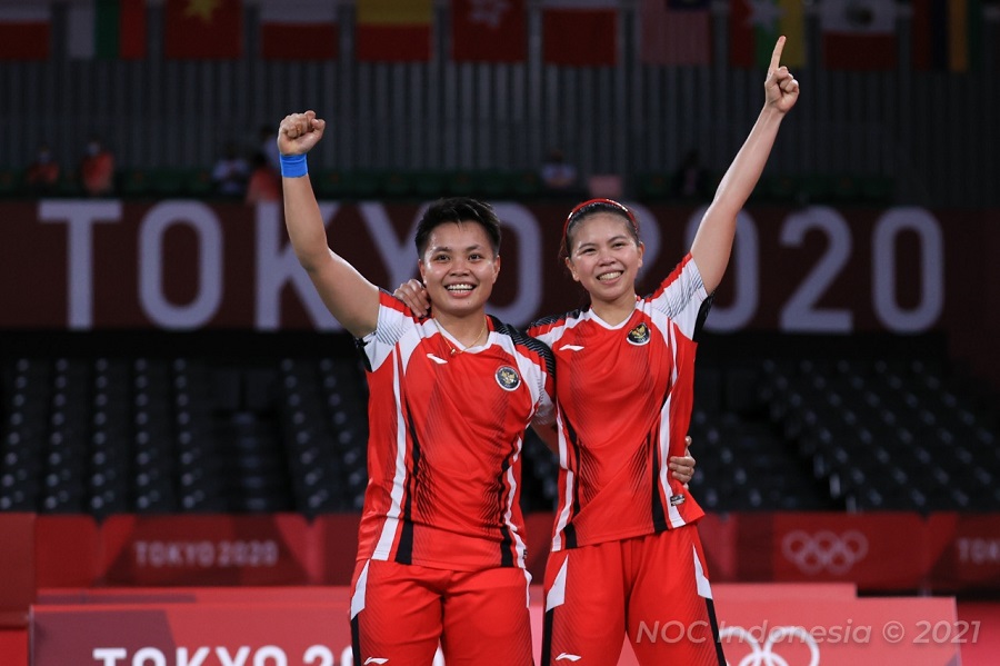 Greysia Polii/Apriyani Rahayu lolos ke final bulu tangkis Olimpiade Tokyo 2020 