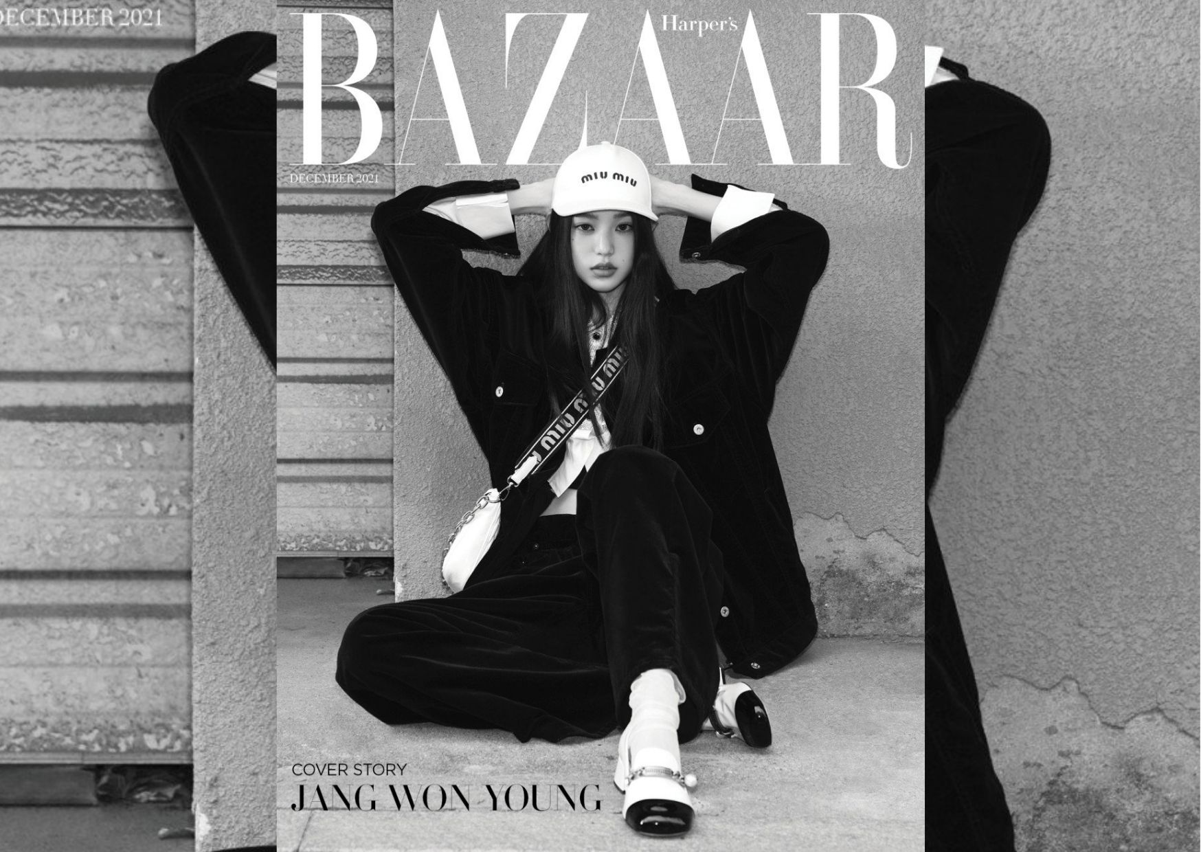 Jang Won Young IVE  Menjadi Model Termuda Yang Menghiasi Cover Majalah harper Bazar Korea