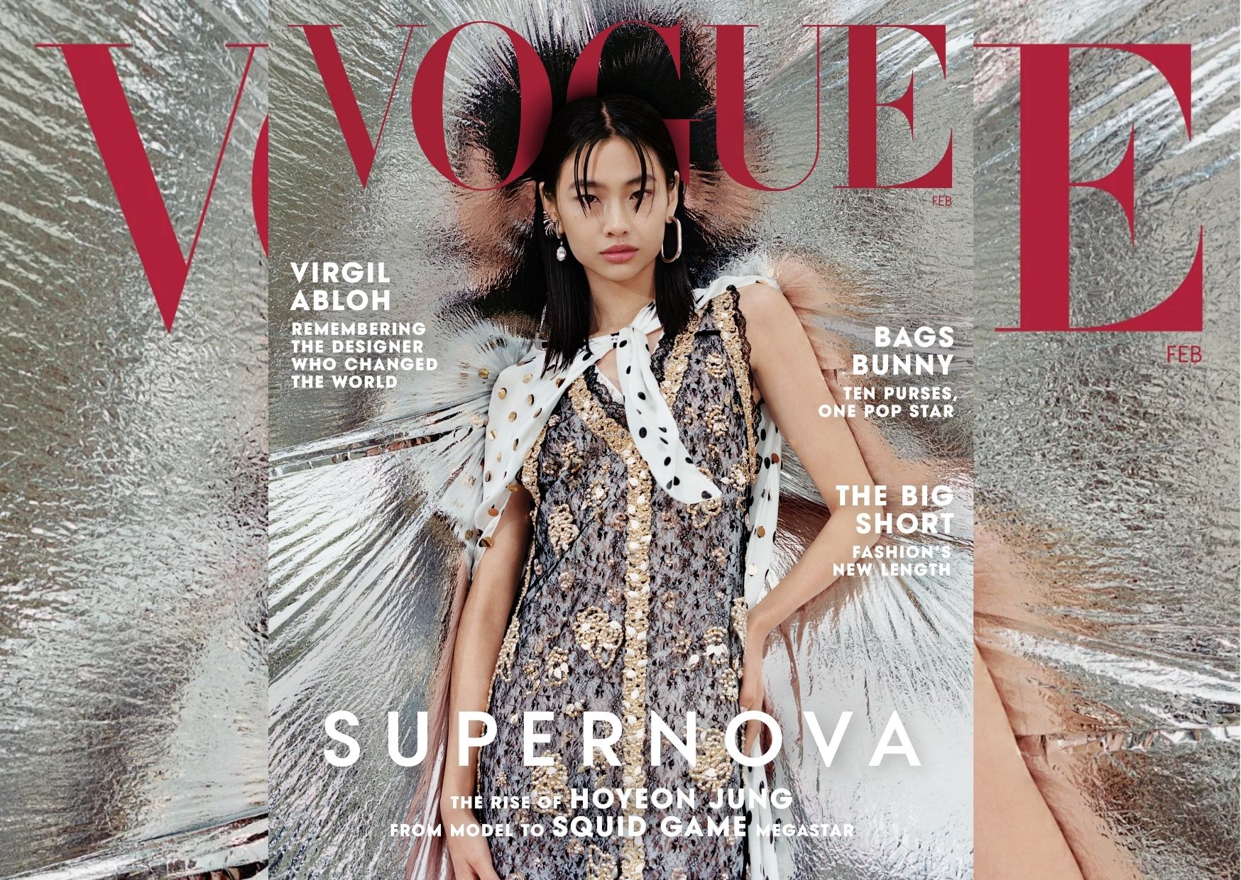 Jung Ho Yeon Menjadi Wanita Asia Pertama yang Tampil Di Majalah Vogue Edisi Februari 2022