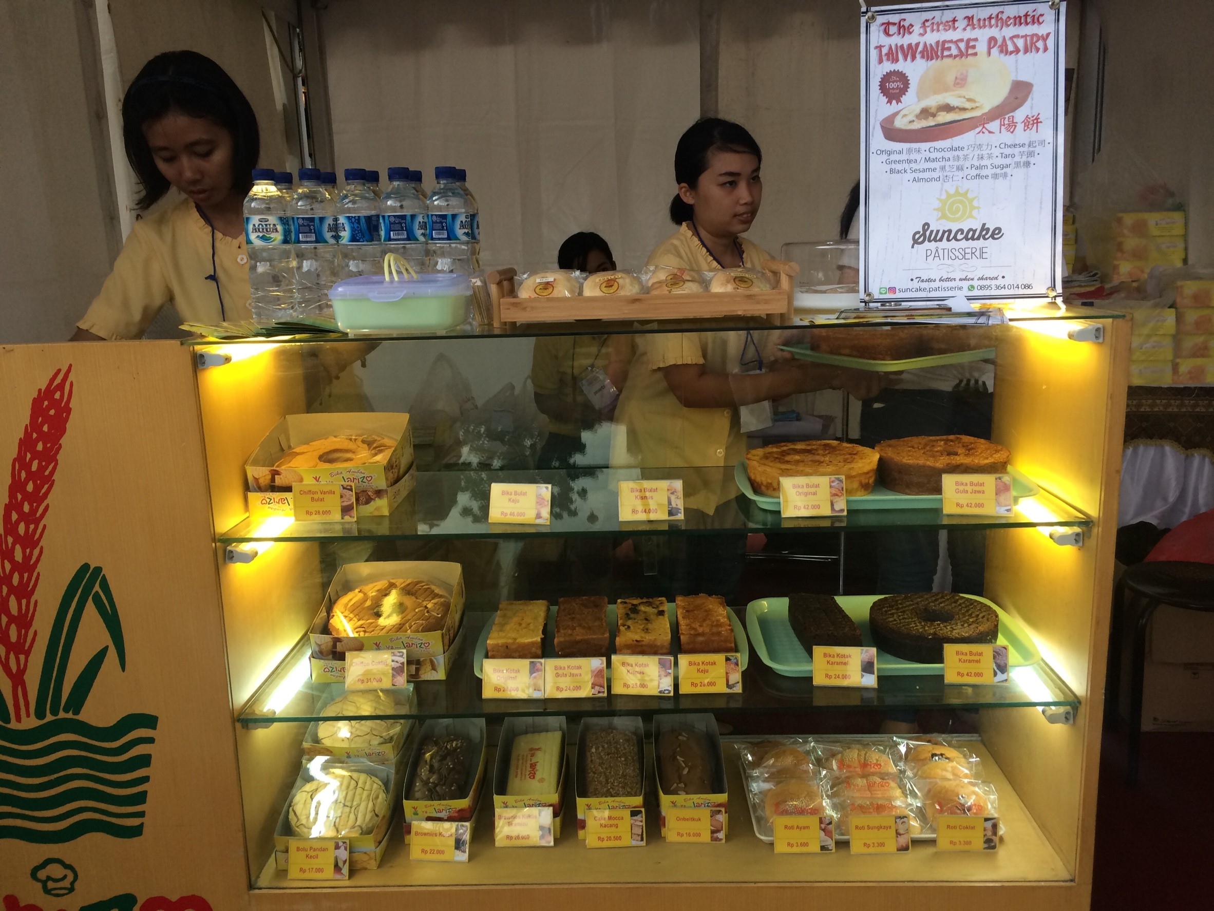 kue khas Taiwan open stand di acara Festival Kuliner Tribun Jateng 