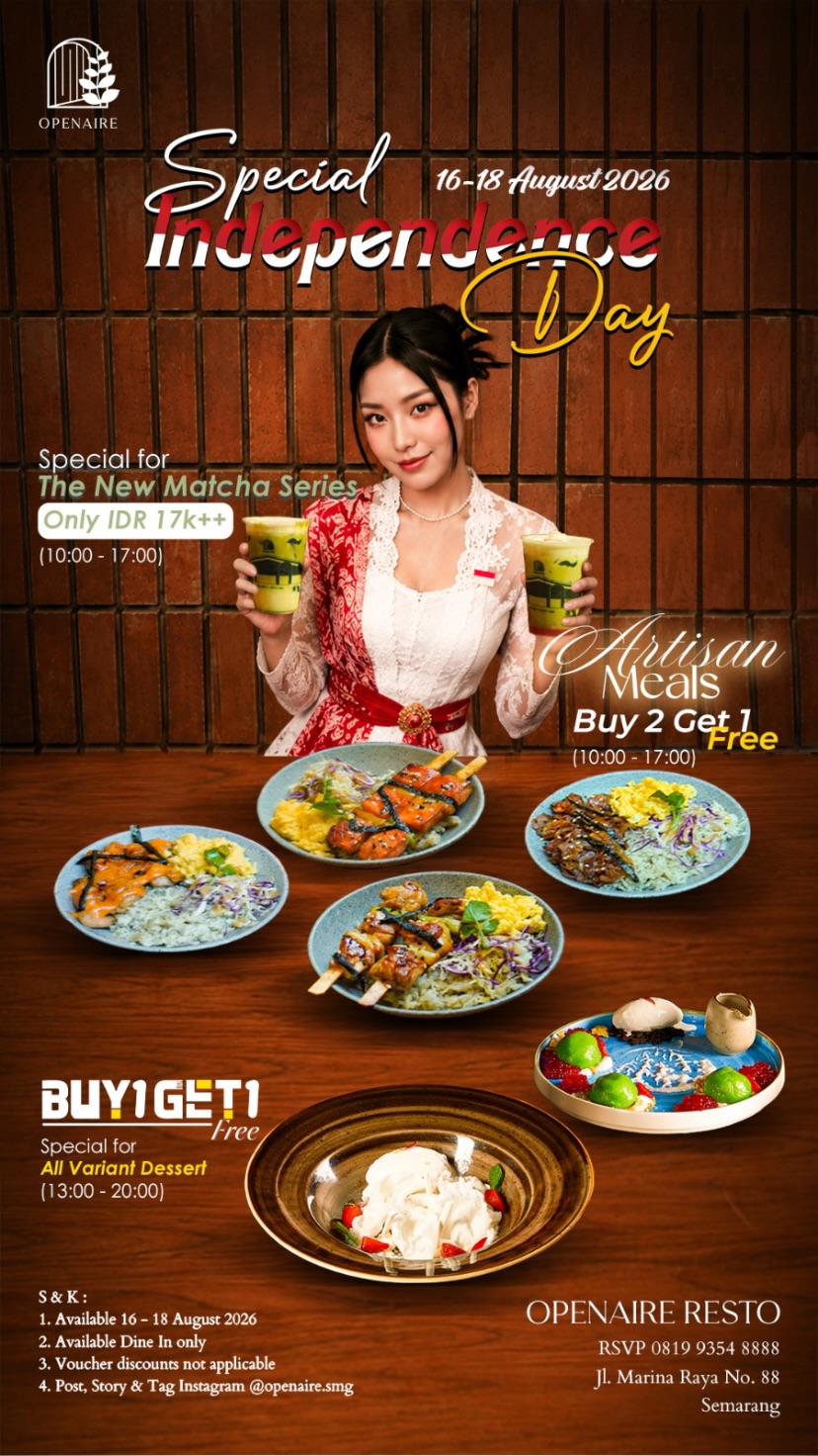 Merdeka Jajannya! 5 Promo Kuliner di Semarang Sambut HUT ke-81 RI Wajib Kamu Claim