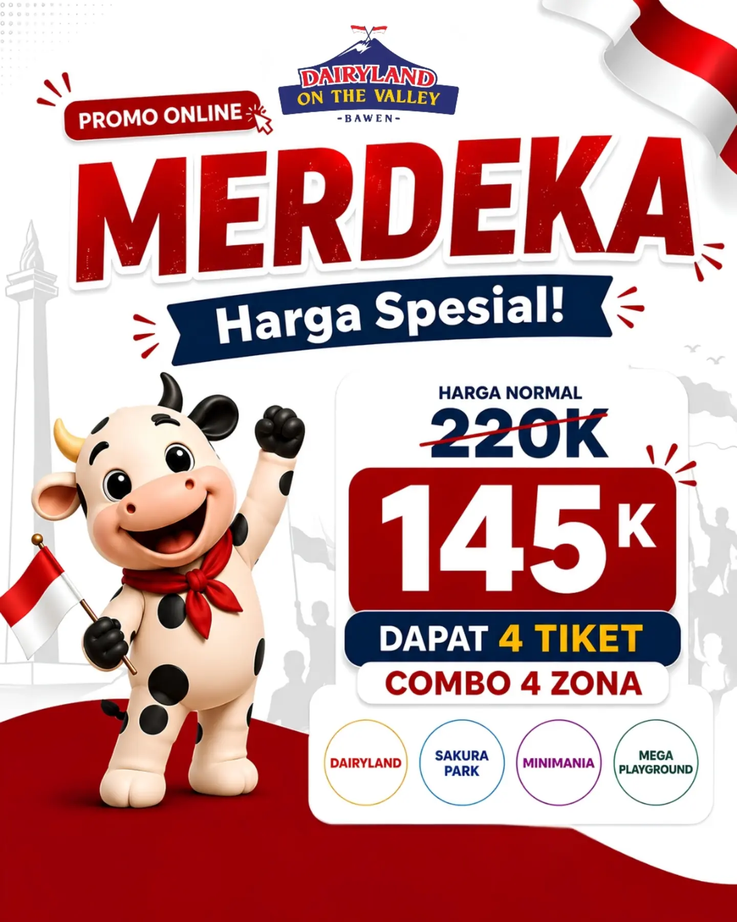 Merdeka Jalan : Daftar Promo Wisata di Jawa Tengah, Diskon hingga Tiket Gratis!