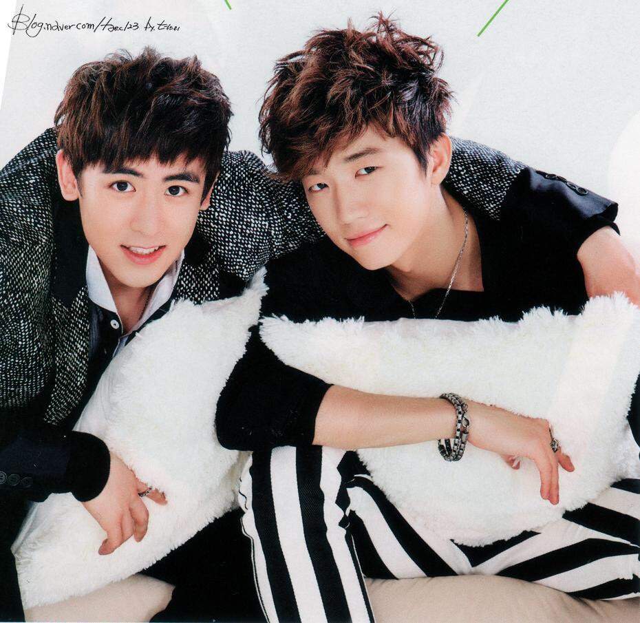 Nichkhun 2PM and Wooyoung