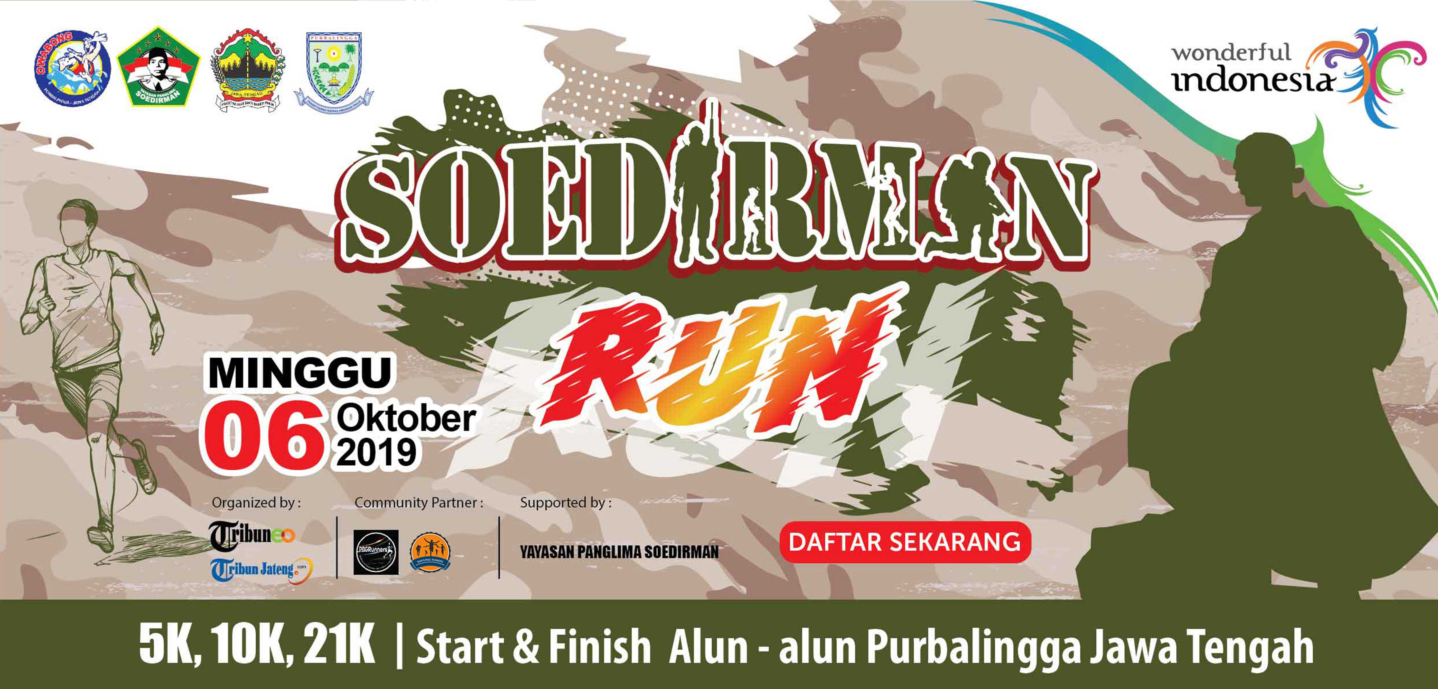 Soedirman Run 2019, Event Lari di Kota Kelahiran Jenderal Sudirman Yang Memiliki Konsep Olahraga dan Wisata
