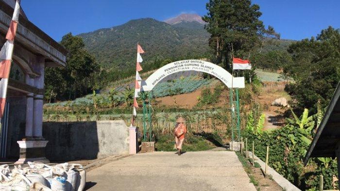 Warga Dukuh Jawar, Desa Clekatakan, Kecamatan Pulo Sari, Kabupaten Pemalang, yang tinggal empat kilometer dari puncak Gunung Slamet, masih melakukan a