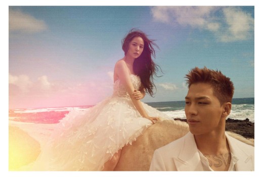 Taeyang  BIGBANG dan istrinya Min Hyo Rin
