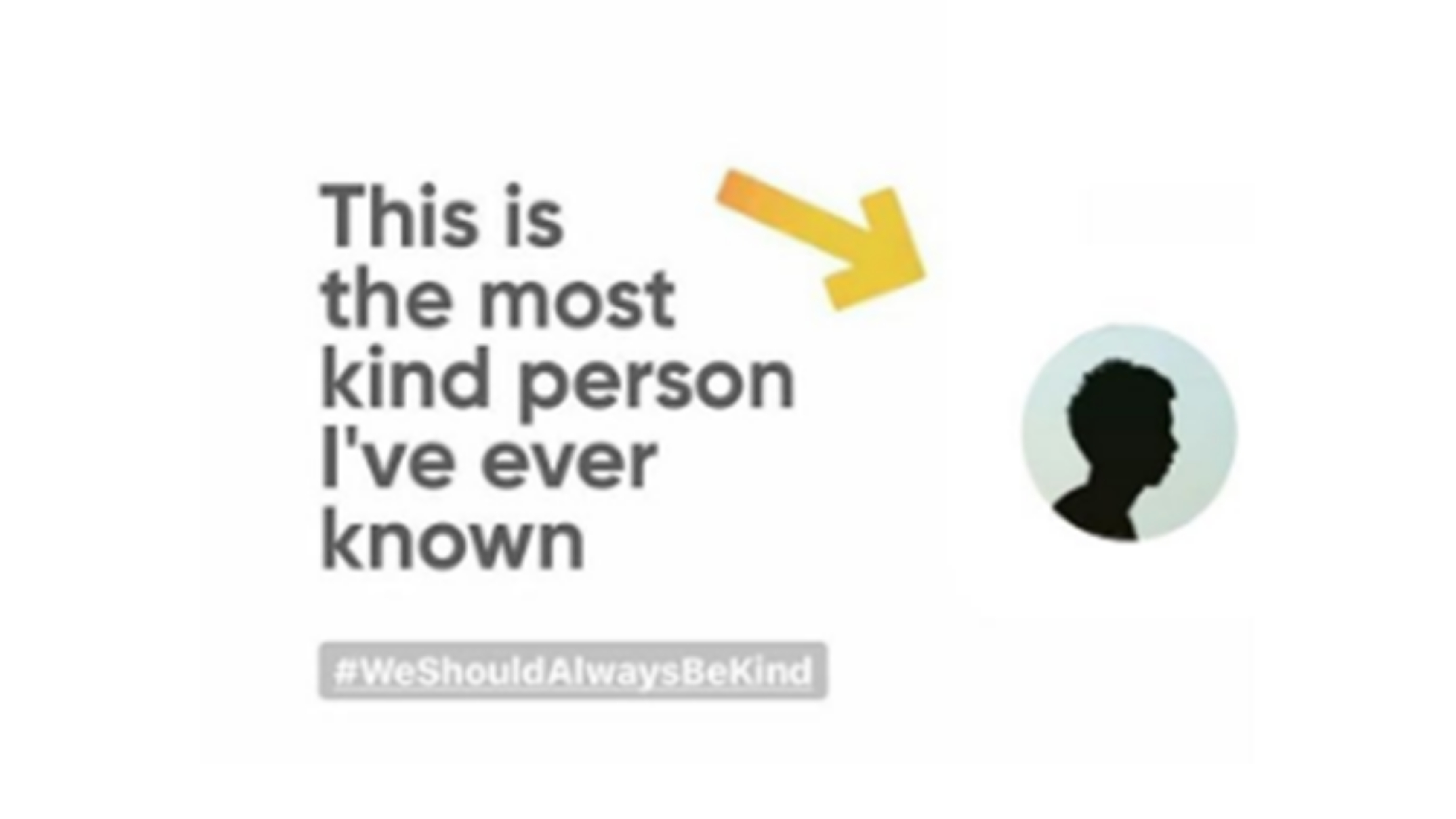 Ilustrasi Tagar #WeShouldAlwaysBeKind yang trending di twitter dan instagram