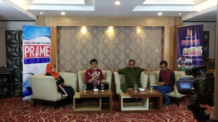 Wakil Ketua DPRD Kota Semarang, Joko Santoso menghadiri talk show di Noorman Hotel Semarang, Selasa (12/2/2019) 